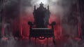 Royal throne. dark Gothic throne,