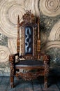 Royal throne for king and queen. Symbol of power