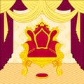 Royal Throne Royalty Free Stock Photo