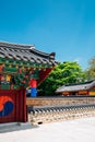 Royal Tomb of King Suro in Gimhae, Korea Royalty Free Stock Photo