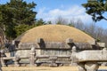 The royal tomb of the Joseon dynasty of Korea Royalty Free Stock Photo