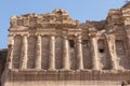 Royal Tombs in the ancient city of Petra, Jordan Royalty Free Stock Photo