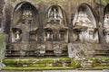 Royal Tombs in Gunung Kawi Temple Royalty Free Stock Photo