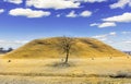 The Royal Tombs of Shila,Tumuli in Kyeongju,South Korea Royalty Free Stock Photo