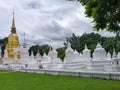 Royal Tombs of Wat Suan Dok  Chiang Mai Province Royalty Free Stock Photo