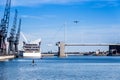 Royal Victoria Dock Bridge in East London