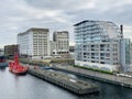 The Royal Victoria Dock closed to commercial traffic in 1981, but it is still accessible to shipping.