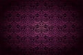 Royal, vintage, Gothic background in dark purple and black Royalty Free Stock Photo