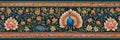 royal vintage style peacock border and frame