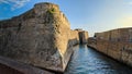 Royal Walls built in Ceuta in Spain by Portuguese Royalty Free Stock Photo