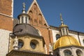 Royal Wawel Castle Garden in Krakow Poland Royalty Free Stock Photo