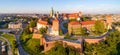 Royal Wawel Cathedral and castle in Krakow, Poland. Royalty Free Stock Photo