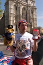 Royal Wedding campers, Westminster Abbey.