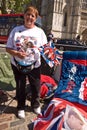 Royal Wedding campers, Westminster Abbey.