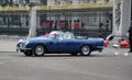 Royal Wedding - The couple leave in a DB5