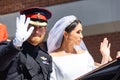 Prince Harry and Meghan Markle wedding Royalty Free Stock Photo