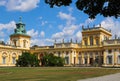 Royal Wilanow Palace in Warsaw. Residence of King John III Sobieski. Poland. August 2019 Royalty Free Stock Photo