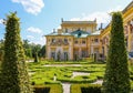 Royal Wilanow Palace in Warsaw. Residence of King John III Sobieski. Poland. August 2019 Royalty Free Stock Photo