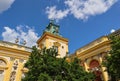 Royal Wilanow Palace in Warsaw. Residence of King John III Sobieski. Poland. August 2019 Royalty Free Stock Photo