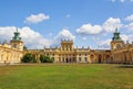 Royal Wilanow Palace in Warsaw. Residence of King John III Sobieski. Poland. August 2019 Royalty Free Stock Photo