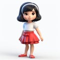 Childlike 3d Animated Girl In Manga Style: Lilia Alvarado