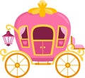 Cartoon Beautiful Princess Carriage