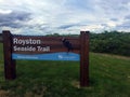 Royston Seaside Trail, Royston, BC Royalty Free Stock Photo