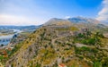 Rozafa castle historical ruins in Shkoder Albania Royalty Free Stock Photo