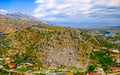 Rozafa castle historical ruins in Shkoder Albania Royalty Free Stock Photo