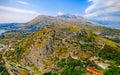 Rozafa castle historical ruins in Shkoder Albania Royalty Free Stock Photo