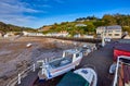 Rozel Harbour at low tide Royalty Free Stock Photo