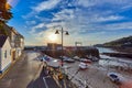 Rozel Harbour at low tide Royalty Free Stock Photo