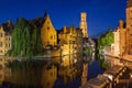 Rozenhoedkaai Bruges Belgium Royalty Free Stock Photo