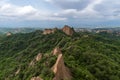 Rozhen pyramids -a unique pyramid shaped mountains cliffs in Bulgaria