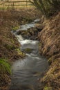 Rozmitalsky creek near Rozmital na Sumave village near border of Austria Royalty Free Stock Photo