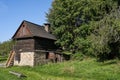 Roznov pod Radhostem, Czech Republic - September 28, 2023 - the Wallachian village - wooden houses in rural countryside