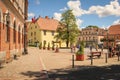 Rozu square. Cesis. Latvia