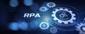 RPA Robotic process automation artificial intelligence concept