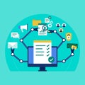 RPA robotic process automation concept Royalty Free Stock Photo