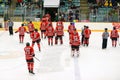 RPI players in NCAA Hockey Game