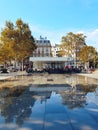 Republique square in the heart of Paris, France