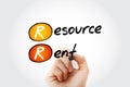 RR - Resource Rent acronym