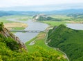 Rriver valley Partizanskaya and mount Brother, Primorsky Krai, R