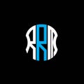 RRM letter logo abstract creative design. Royalty Free Stock Photo