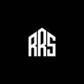 RRS letter logo design on BLACK background. RRS creative initials letter logo concept. RRS letter design.RRS letter logo design on