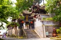 Rrwang(Two Nobilities) temple of Dujiang Weir Royalty Free Stock Photo