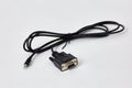 RS-232 mini-jack cable on white Royalty Free Stock Photo