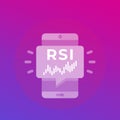 RSI trading indicator icon Relative Strength Index