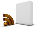 Rss box Royalty Free Stock Photo