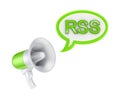 RSS concept. Royalty Free Stock Photo